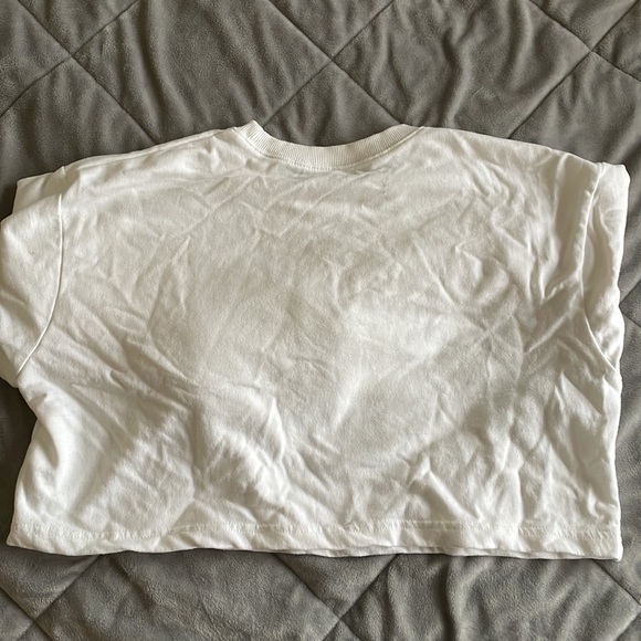 Misguided white cropped crew neck sweater - Picture 2 of 2